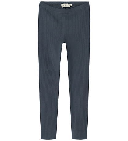 MarMar Leggings - Rib - Modaal - Blauw