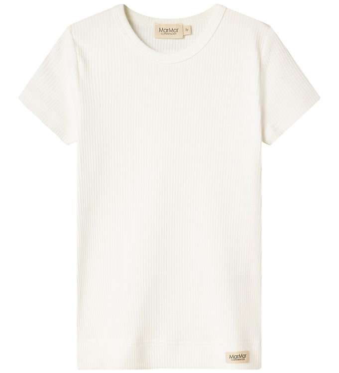 MarMar T-shirt - Rib - Modal - Noos - Gentle White