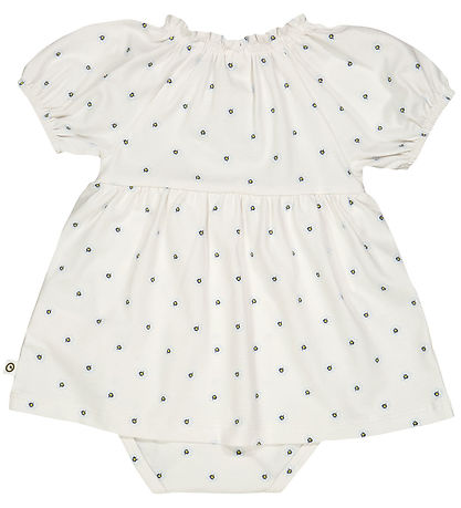 Müsli Bodysuit w. Skirt s/s - Daisy - Conditioner Cream/Corn/Bre