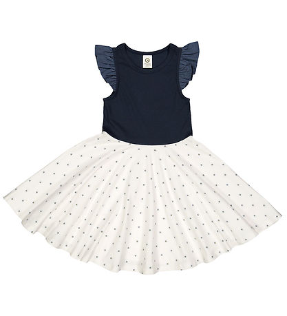 Müsli Dress - Rib - Daisy - Night Blue