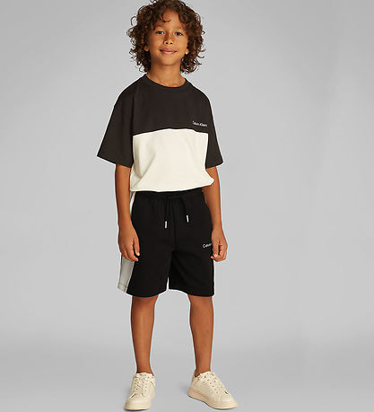 Shorts Calvin Klein - Bloc de couleur - CK Noir