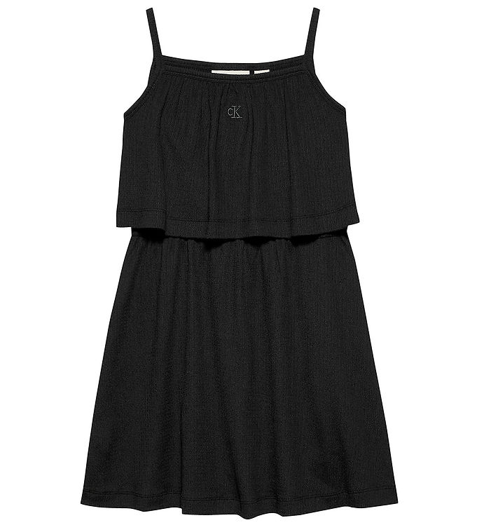 Calvin Klein Kjole - Crinkle Layered - CK Sort