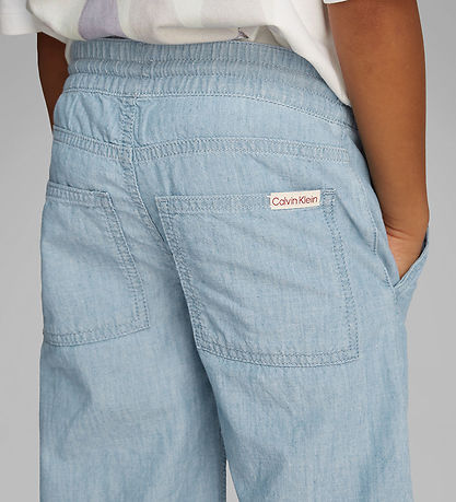 Calvin Klein Hosen - Chino - Azurblau Light