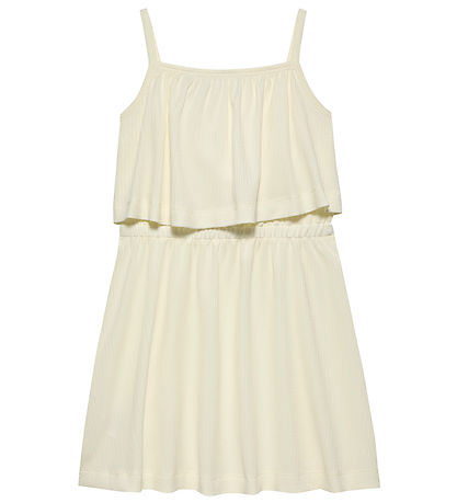 Calvin Klein Kjole - Crinkle Layered - Tofu Calvin Klein Kjole - Crinkle Layered - Tofu