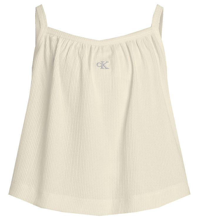 Calvin Klein Top - Crinkle - Tofu