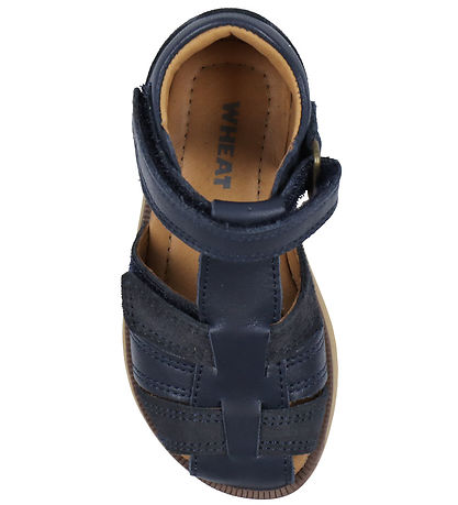 Wheat Sandals - Sky - Navy Stripe