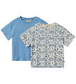 Wheat T-shirt - 2-pak - Ella - Summer Flowers Wheat T-shirt - 2-pak - Ella - Summer Flowers