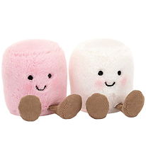 Jellycat Gosedjur - 15 cm - Amuseable Rosa Anka White Marshmallo