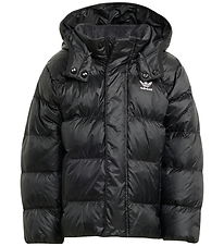 adidas Originals Dunjakke - Sort/Hvid adidas Originals Dunjakke - Sort/Hvid