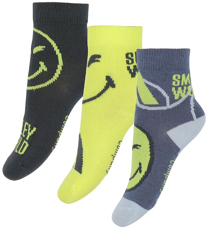 adidas Performance Strømper - Smiley - Carbon/Prloin/Byello