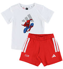 adidas Performance Shortssæt - Spider-Man - I MRVL SM T SET adidas Performance Shortssæt - Spider-Man - I MRVL SM T SET
