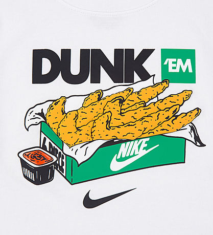 Nike T-skjorte - Dunk Em Tenders - Hvit