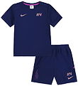 Nike Shortssæt - T-shirt/Shorts - Blue Void Nike Shortssæt - T-shirt/Shorts - Blue Void