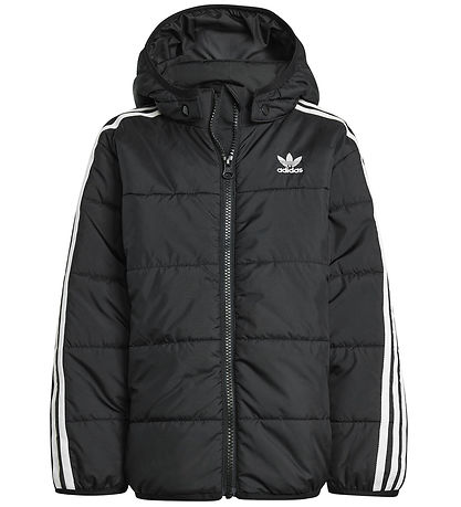 adidas Originals Fóðraður jakki - Svart/Hvítt