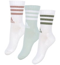 adidas Performance Strømper - 3-pak - C SPW CRW - Hvid/Grøn adidas Performance Strømper - 3-pak - C SPW CRW - Hvid/Grøn