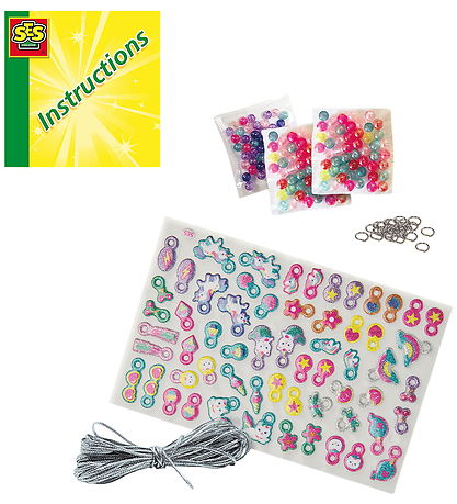 SES Creative Kreasæt - Lav Dine Egne Armbånd - Puffy Stickers