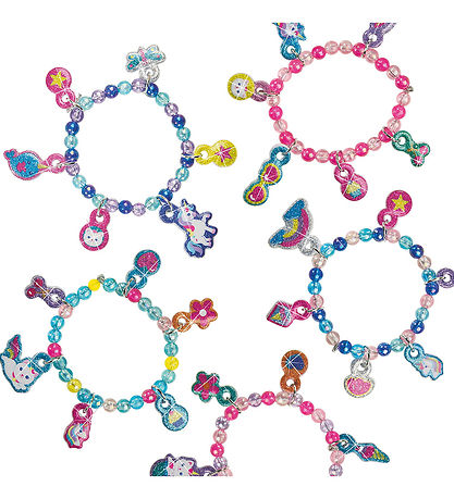 SES Creative Kreasæt - Lav Dine Egne Armbånd - Puffy Stickers