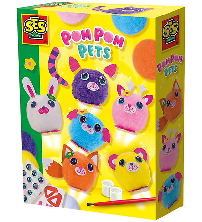 SES Creative Kreasæt - Pompon Kæledyr