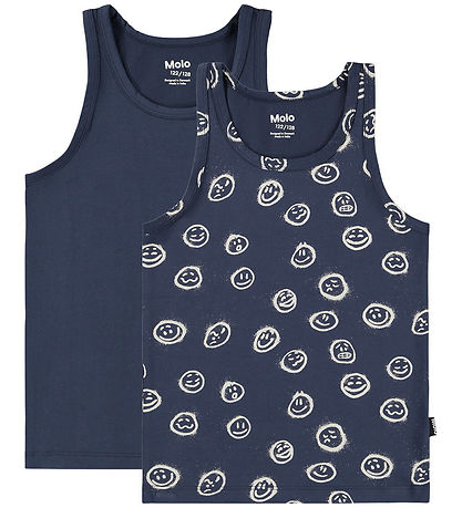 Molo Undertrøjer - Jayden - 2-pak - Moods Blue