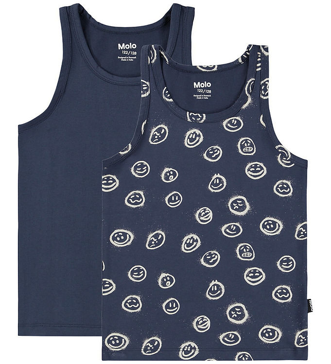 Molo Undertrøjer - Jayden - 2-pak - Moods Blue