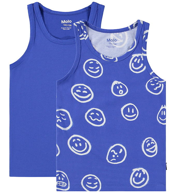 Molo Undertrøjer - Jayden - 2-pak - Moon Moods Blue