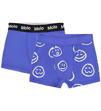 Molo Boxershorts - Justin - 2-pak - Moon Moods Blue Molo Boxershorts - Justin - 2-pak - Moon Moods Blue