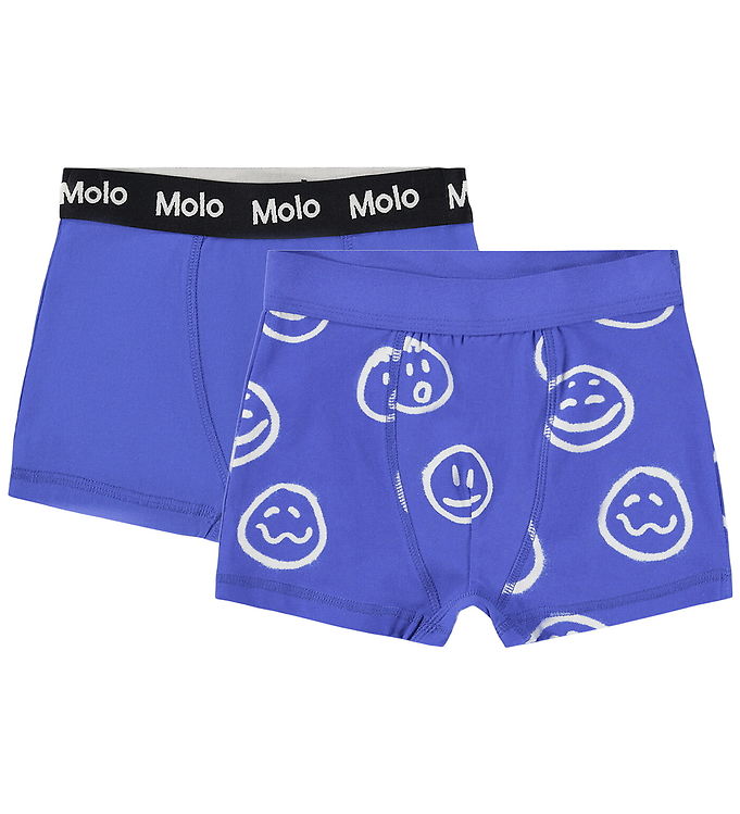 Molo Boxershorts - Justin - 2-pak - Moon Moods Blue