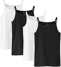 Name It Undertrøje - NOOS - NkfStrap - 4-pak - Sort/w/ 2 x Brigh Name It Undertrøje - NOOS - NkfStrap - 4-pak - Sort/w/ 2 x Brigh