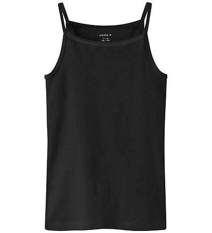 Name It Undertrøje - NOOS - NkfStrap - 4-pak - Sort/w/ 2 x Brigh