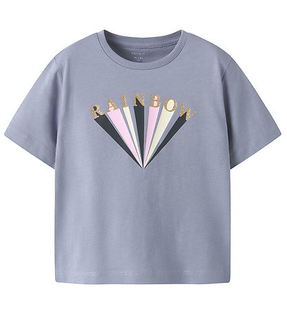 Name It T-shirt - NmfKatinka - 2-Pack - Pirouette/W. Purple Impr