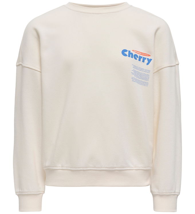 Kids Only Sweatshirt - KonPhilea - Tofu/Cherry