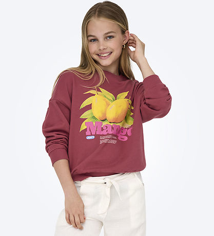 Kids Only Sweatshirt - KonPhilea - Earth Red/Mango
