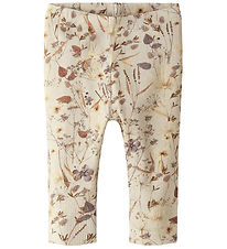 Name It Leggins - Rib - NbfNiara - Oatmeal/Woodrose Name It Leggins - Rib - NbfNiara - Oatmeal/Woodrose