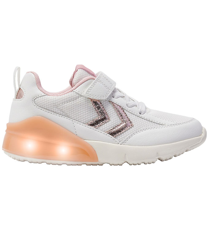 Hummel Sko m. Lys - Daylight JR - Bridal Rose