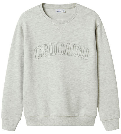 Name It Sweatshirt - NkmReader - Light Grey Melange Name It Sweatshirt - NkmReader - Light Grey Melange