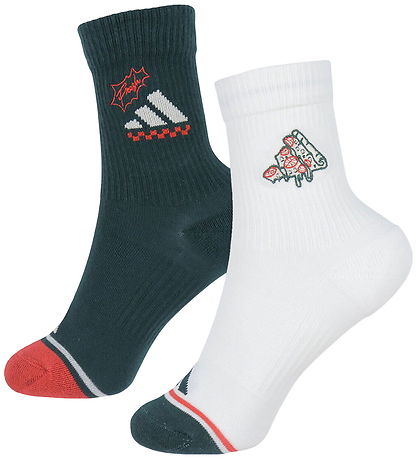 adidas Performance Sokken - 2-pack - Pizza - White/Aurivy/Wonwh