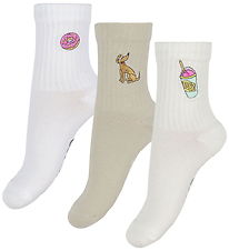 adidas Performance Strømper - 3-pak - Wonbei/Crewht/White adidas Performance Strømper - 3-pak - Wonbei/Crewht/White