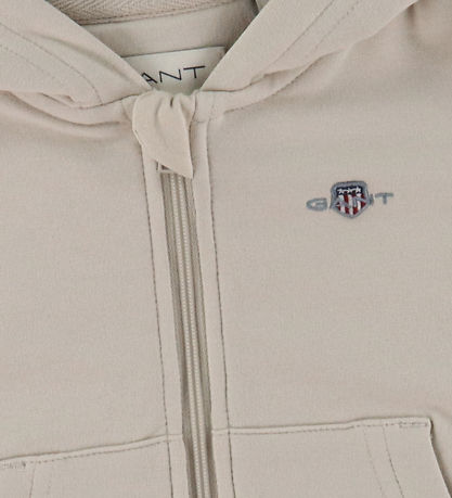 GANT Cardigan - Shield - Soft Oat