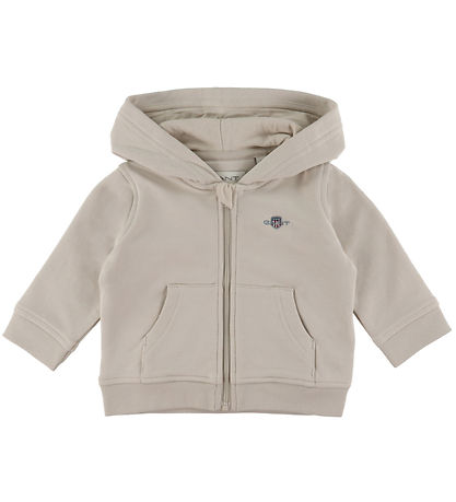 GANT Cardigan - Shield - Soft Oat