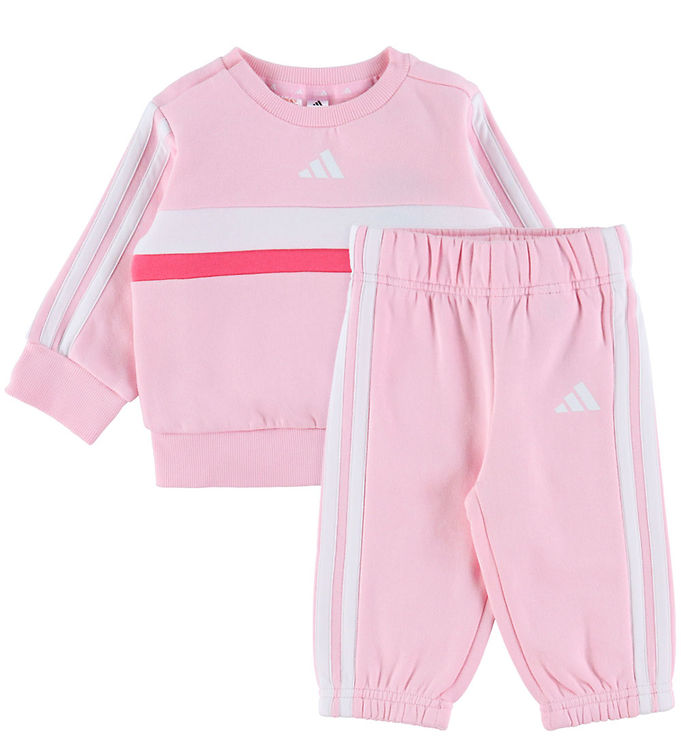 adidas Performance Sweatsæt - Clpink/Pnkfus/White