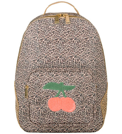 Jeune Premier Rygsæk - New Bobbie - 20L - Leopard Kirsebær