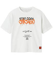 Name It T-shirt - NkmLeroy - Bright White Name It T-shirt - NkmLeroy - Bright White