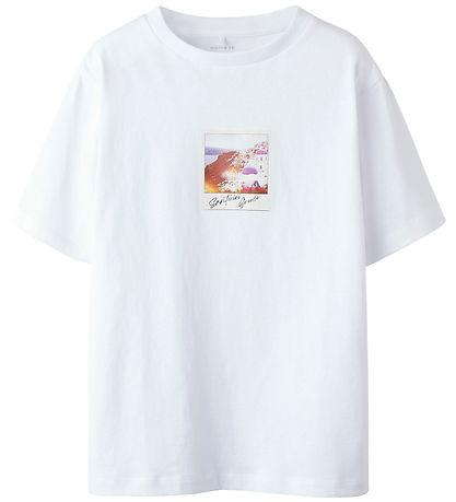 Name It T-shirt - NkmFfrode - Bright White Name It T-shirt - NkmFfrode - Bright White