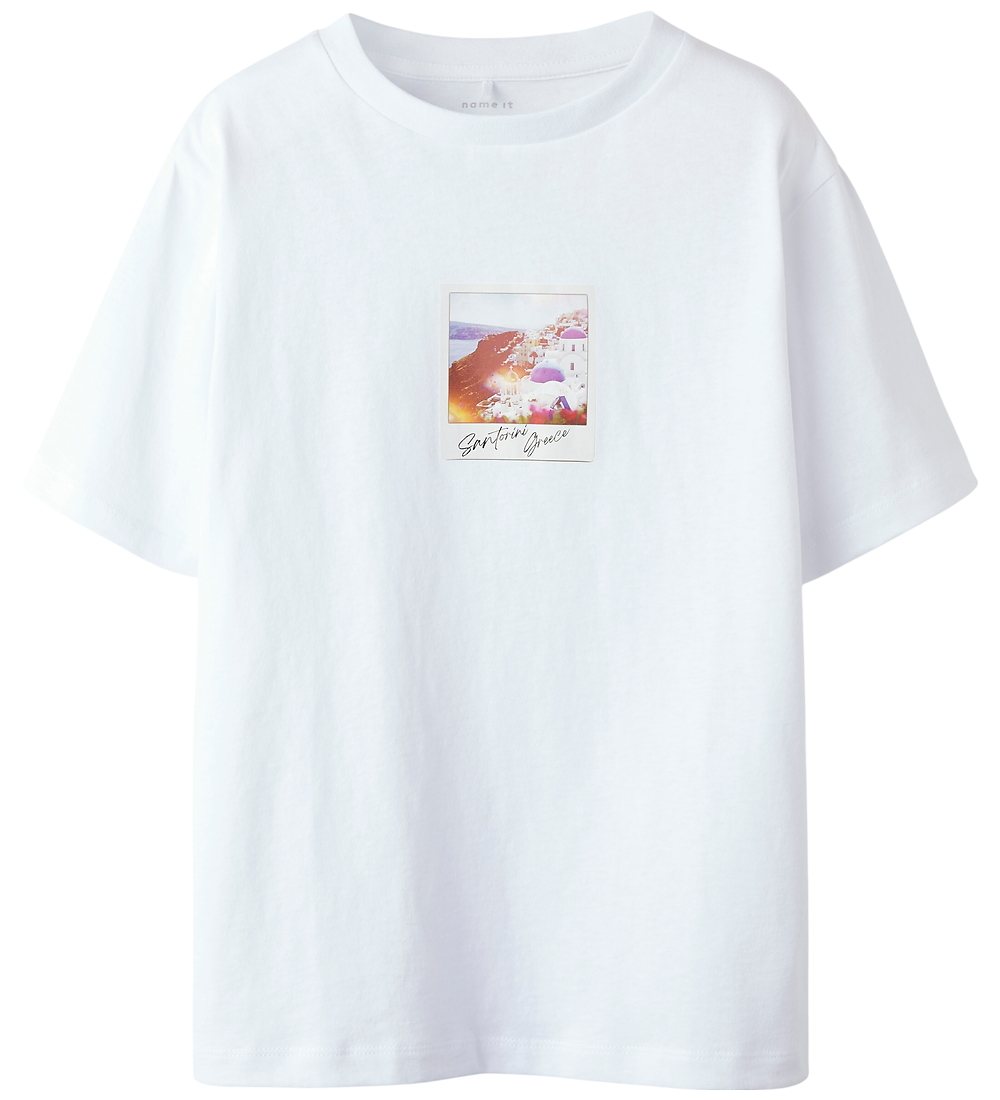 Name It T-Shirt - NkmFfrode - Bright White - Name It - 6 Jahre (116) - T-Shirts