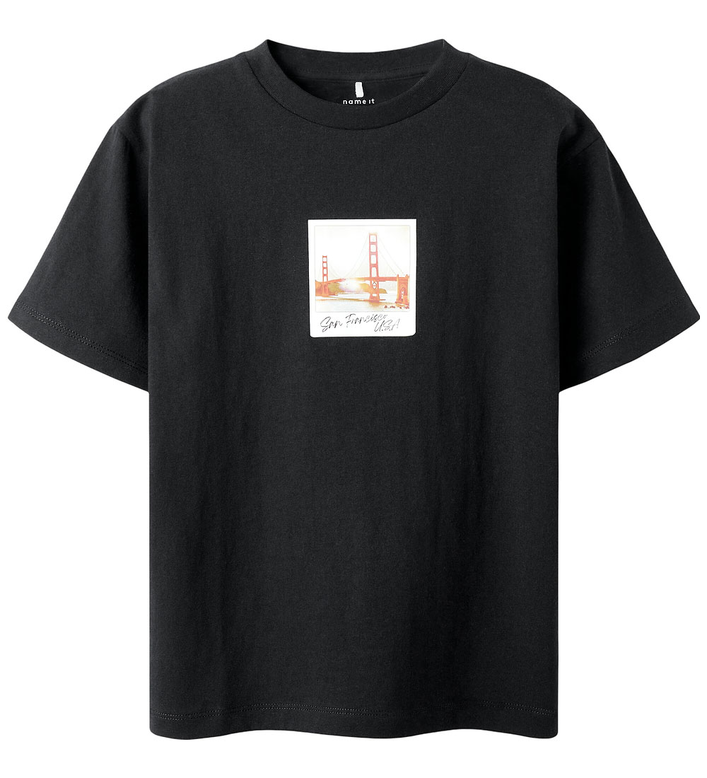 Name It T-Shirt - NkmFfrode - Schwarz - Name It - 6 Jahre (116) - T-Shirts