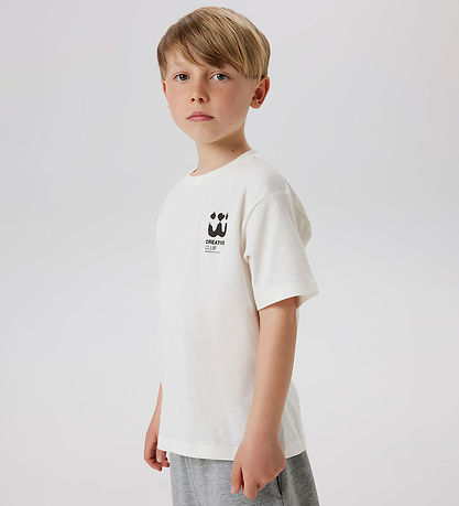 Name It T-shirt - NkmFelix - Cloud Dancer Name It T-shirt - NkmFelix - Cloud Dancer