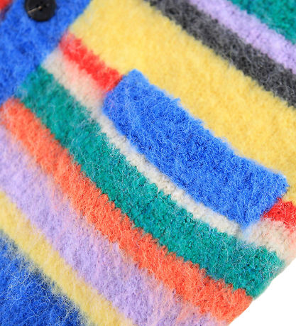 Molo Cardigan - Strik - Uld - Brutus - Fyzzy Stripe Molo Cardigan - Strik - Uld - Brutus - Fyzzy Stripe