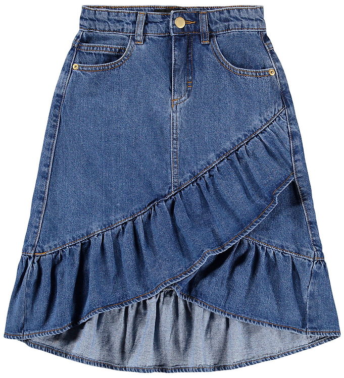 Molo Nederdel - Denim - Belinda - Mid Blue Denim