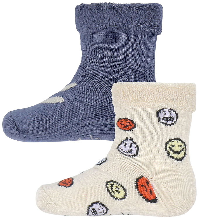 Molo Strømper - Bambus/Viskose - Nodda - 2-pak - Evening Sky