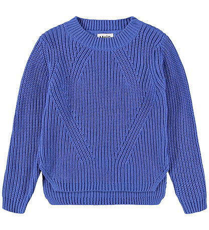Molo Bluse - Strik - Gillis - Violet Blue